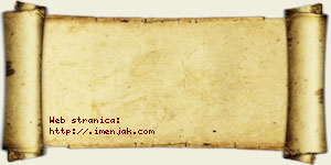 Hana Ješić vizit kartica